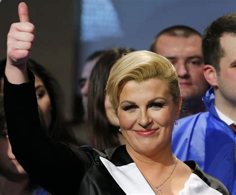 Croatian President Hits The Beach As She Puts Her Hot Bikini Body On