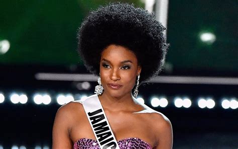 Miss Jamaica Celebrates Being ‘the First Afro Queen To Make It Thus Far In Miss Universe