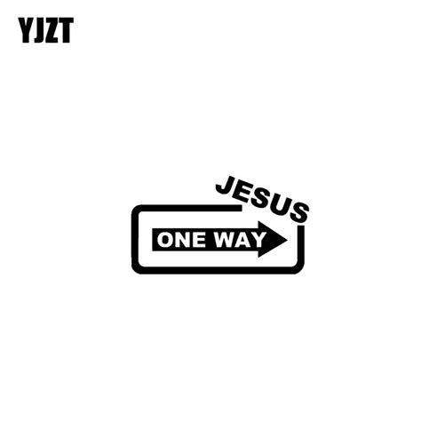 Yjzt 178cm99cm Jesus One Way Vinyl Car Motorcycle Sticker Decals