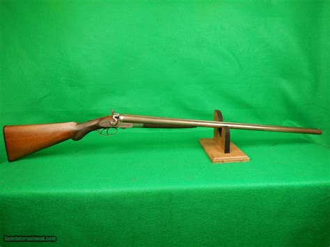 J Manton Antique English Double Barrel Shotgun For Sale