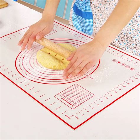 Non Stick Silicone Baking Mat Kneading Dough Mat Baking Rolling Pastry