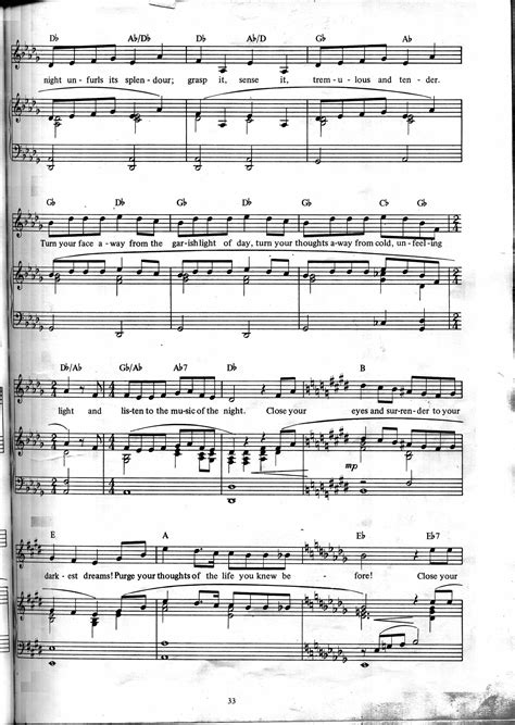 Free piano sheets of the phantom of the opera. Daily Sheet Music of The Phantom of the Opera | Daily Piano Sheets | Sheet music, Phantom of the ...