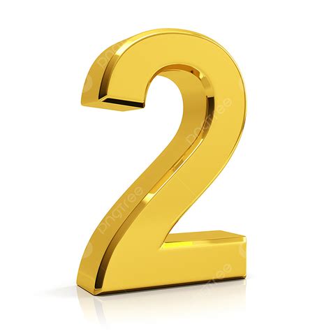 Number 2 Clipart Hd Png Gold Number 2 2 Number Number 2 Png Image For Free Download