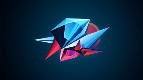 Download Wallpaper Abstract 3d Shapes 5120x2880