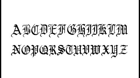 Font Old English