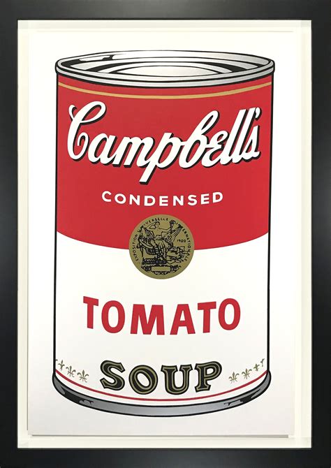 Andy Warhol CAMPBELLS SOUP CAN Gallery Pop
