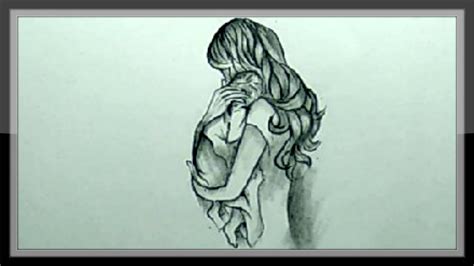 Tweets not working for you? Cool Pencil Drawing Art Mother And Baby Drawing Step By ...