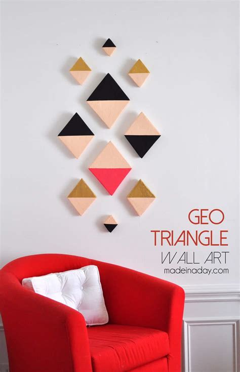 Modern Triangle Geo Wall Art