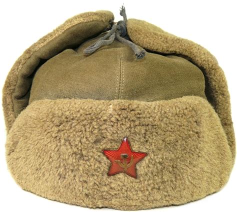 rkka red army m40 winter hat ushanka headgear