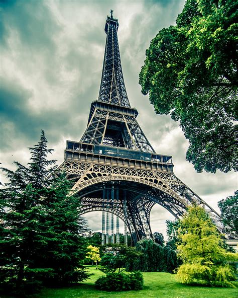 Eiffel Tower In Hdr Photograph By Amel Dizdarevic Fine Art America