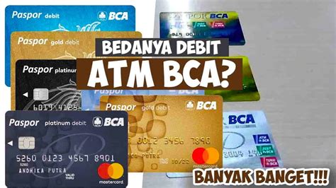 Cara Membedakan Macam Macam Kartu Debit ATM BCA YouTube