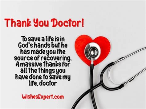 35 Thank You Messages And Notes For Doctor Thank You Doctor Message