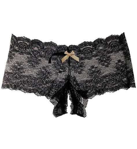 Hanky Panky After Midnight Peek A Boo Crotchless Brief