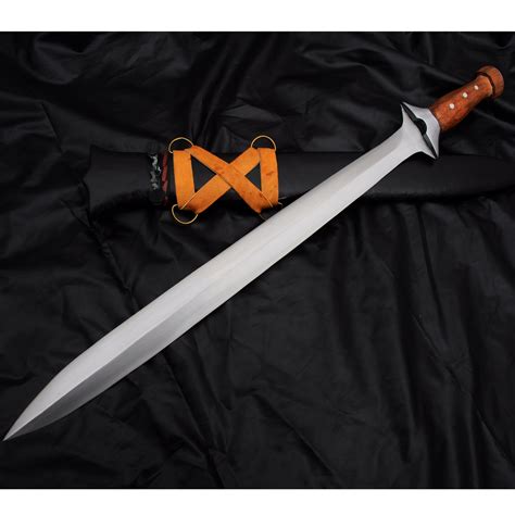 Greek Xiphos Sword 21 Inches Blade Hand Forged Xiphos Etsy