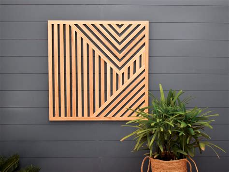 Diy Geometric Wood Wall Art Tutorial Mellowpine