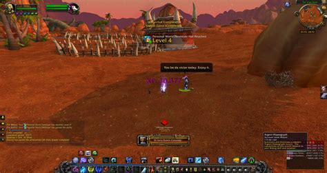 Personal World Destroyer Level Up Wow Screenshot Gamingcfg