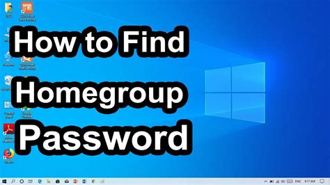 How To Find Homegroup Password In Windows Youtube