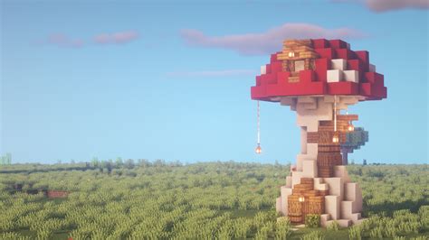 Built This Cute Mushroom House What Do You Think Rminecraft