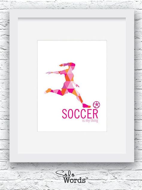 girl soccer t soccer t idea soccer print soccer wall etsy soccer wall art soccer