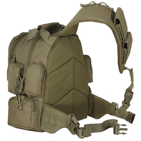 Voodoo Tactical 15 9961 Tactical Sling Pack With Molle Webbing Ebay