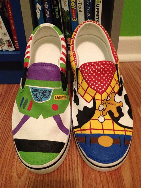 Canvas Shoes Acrylic Paint Matte Finish To Infinity And Beyond