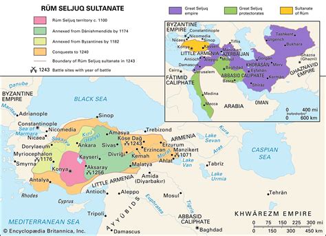 Seljuk Empire Map History Facts Flag Religion Turks I