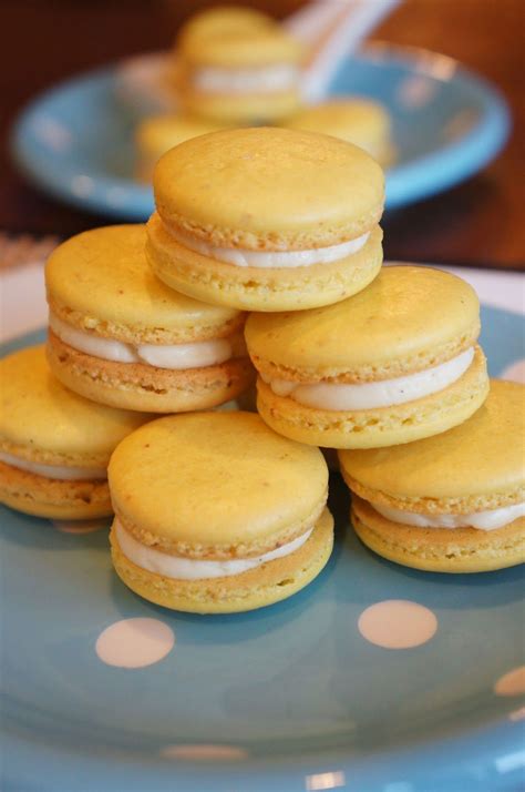 Passion fruit macarons | Macaron recipe, Cooking recipes, French baking