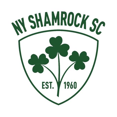 New York Shamrock Soccer Club Futebol Clubes Escudo
