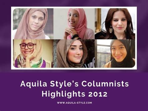 Aquila Styles Columnists Highlights 2012 Aquila Style