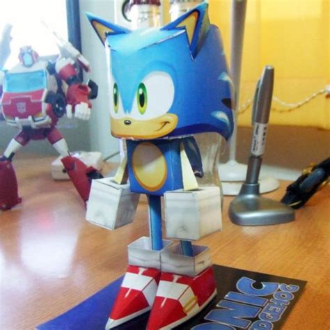 Sonic The Hedgehog Papercraft Tektonten Papercraft