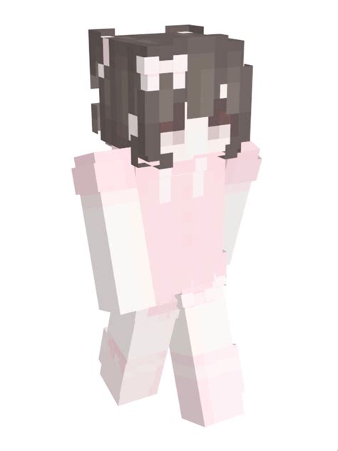 Adorable Minecraft Skin Cute Pink Character
