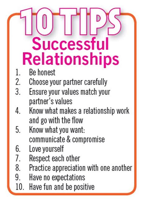 Successful Important Tips For A Healthy Relationship Musely