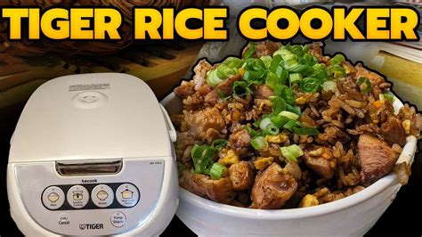 Tiger JBV A10U 5 5 Cup Rice Cooker Chicken Fried Rice YouTube