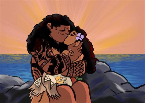 Moana X Maui By Walkirie On DeviantArt Disney Princess Moana Modern Disney Characters