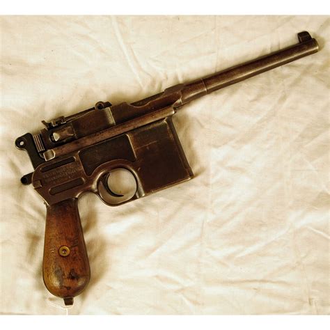 Mauser C96 Broomhandle Pistol W Stock And Holster