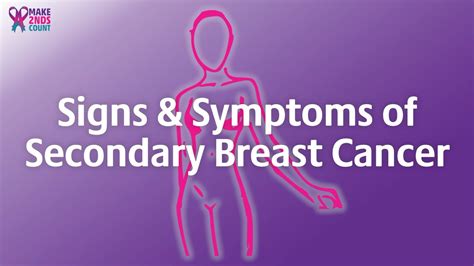 Signs And Symptoms Of Secondary Breast Cancer Youtube