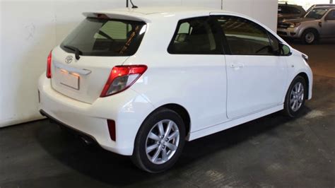 2012 Toyota Yaris Ncp131r Zr White 5 Speed Manual Hatchback Youtube