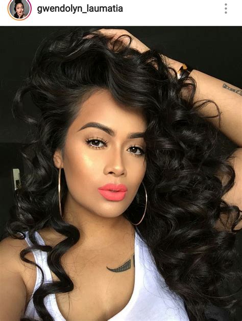 Most Beautiful Samoan Woman Ive Ever Seen Curly Hair Styles Big