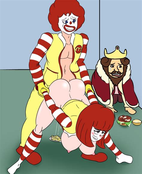 Rule 34 Burger Burger King Clown Clown Girl Crown Crying Cum Cum In