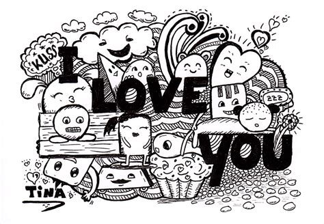 Doodle I Love You Blogtinas Weltde