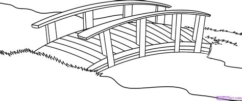 How To Draw A Bridge Step By Step Bridges Landmarks And Places Free