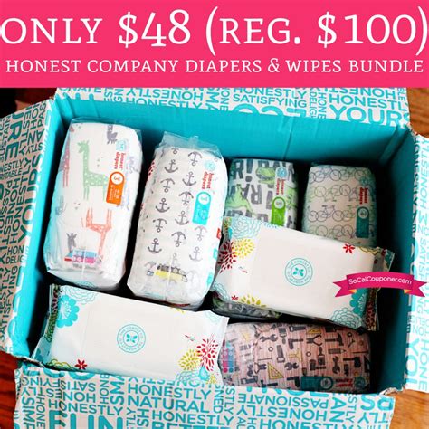 Run Only 48 Regular 100 Honest Company Diapers And Wipes Bundle
