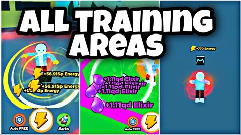 All Training Areas In Anime Punching Simulator Youtube
