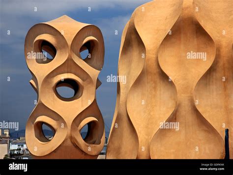 On The Roof Of La Pedrera Casa Milà One Of The Masterpieces By