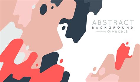 Abstract Background With Shapes In Pastel Tones Vector Download