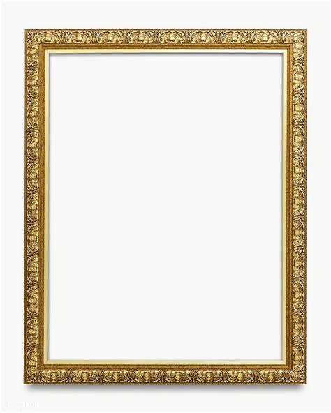 Gold Picture Frame Transparent Png Premium Image By