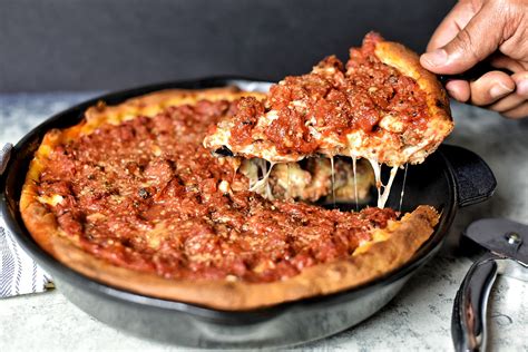 Chicago Style Deep Dish Beef Pizza Dude That Cookz