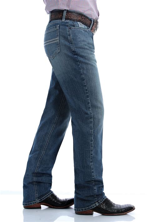 Cinch Jeans Mens Slim Fit Silver Label Jean Medium Stonewash