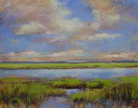 Painting My World An Interesting Technique For Painting Marsh Grasses