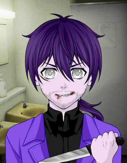 Anime Purple Guy By Mariathesabertooth On Deviantart